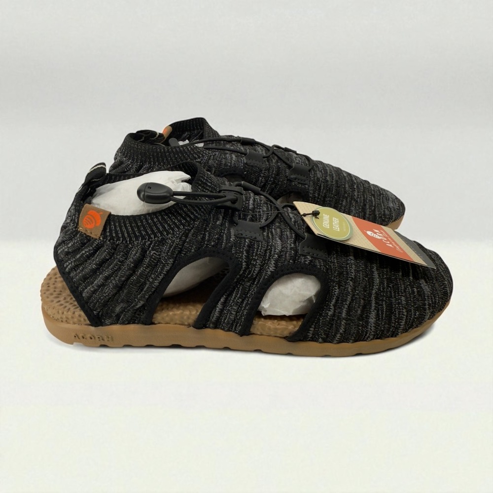 Acorn Casco Engineered Knit‎ Slip On Black Heather Size 10 Men